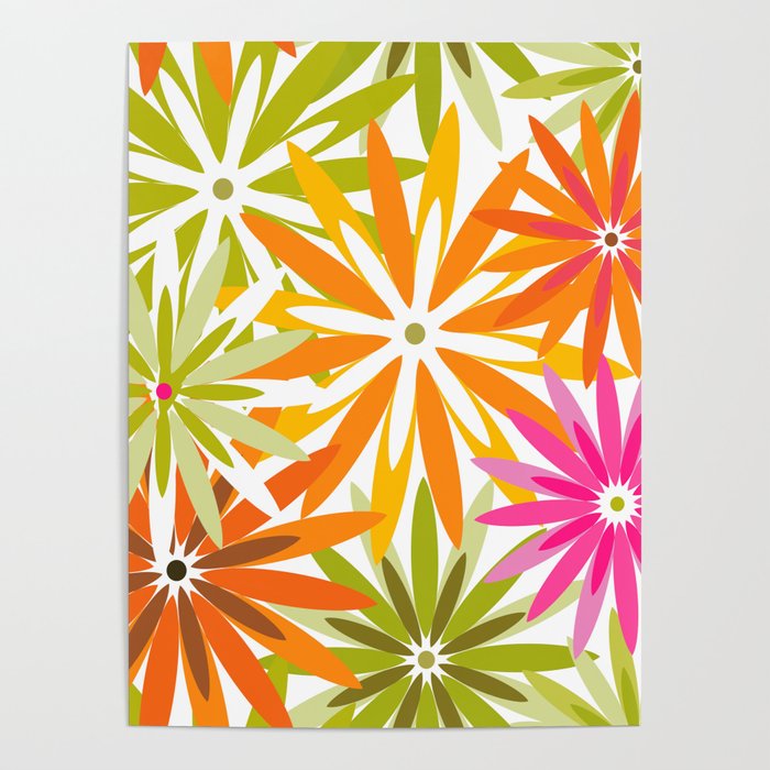 Floral pattern Poster