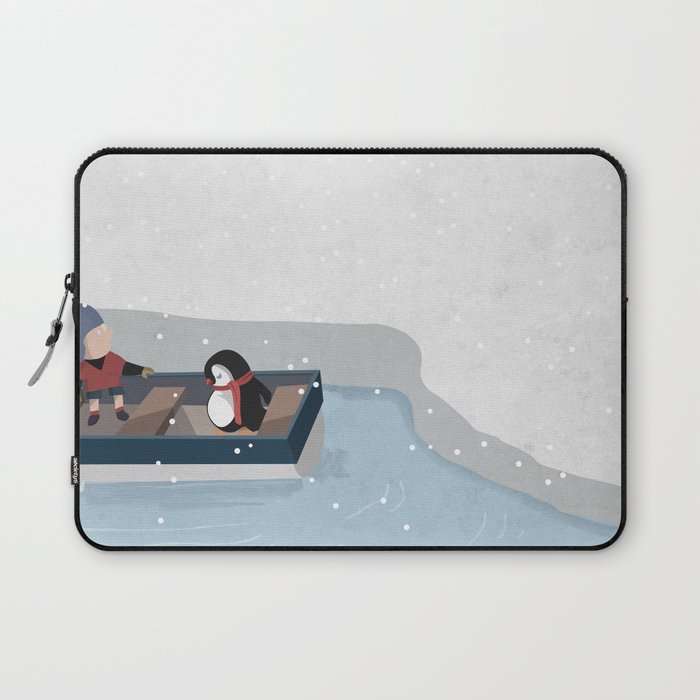 Reaching the South Pole Laptop Sleeve