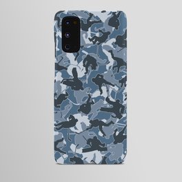 Ice Hockey Player Camo URBAN BLUE Android Case