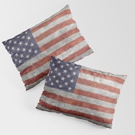 United States of America Flag 10:19 G-spec Vintage Pillow Sham