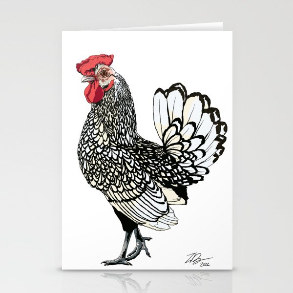 Chicken 3 in Color (2022) Stationery Cards