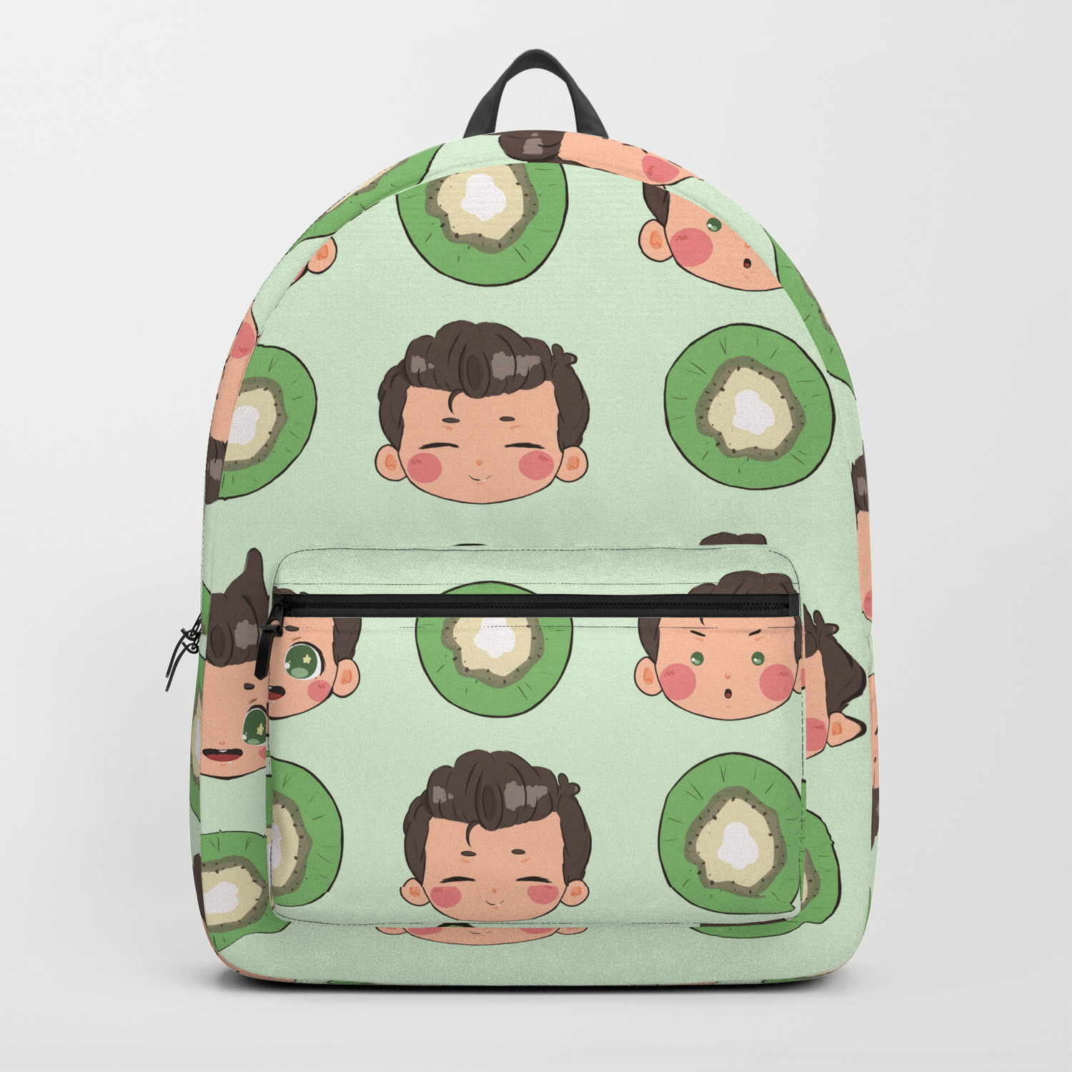 I M Having Your Baby Harry Styles Kiwi Backpack By Amelia Holmes Society6