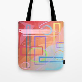 Abstract Stroke of Life (D162) Tote Bag