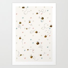 What’s the Buzz  Art Print