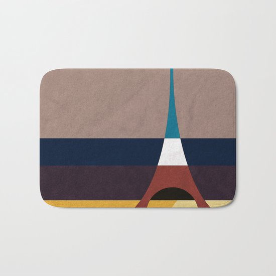 Paris, Eiffel Tower Bath Mat