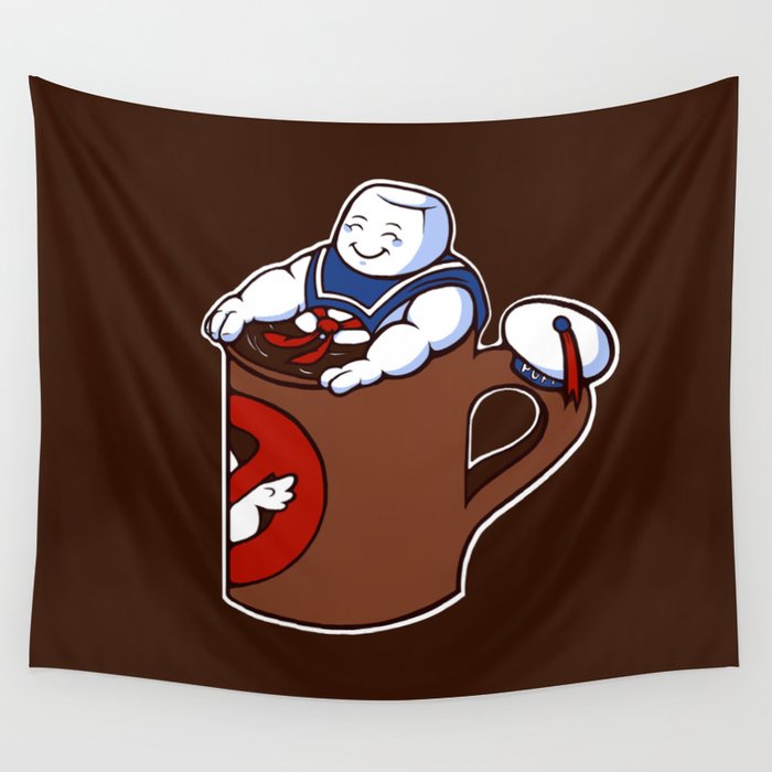 Cup of Stay Puft Wall Tapestry