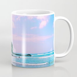 Purple waves Coffee Mug