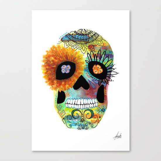 Halloween#Skull#Death day Canvas Print