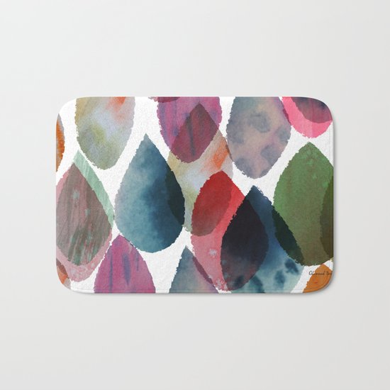 Rainbow Showers Bath Mat