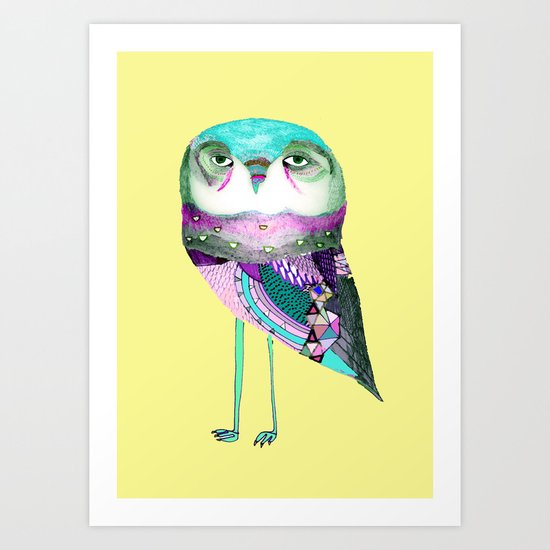 Owl Print Art Print