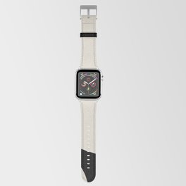Minimalistic Abstract Shapes Black and White  Apple Watch Band