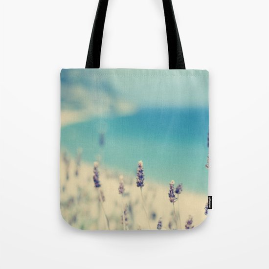 beach - lavender blues Tote Bag