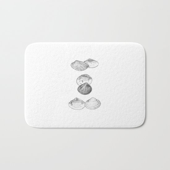 Bivalvia serie 1 Bath Mat
