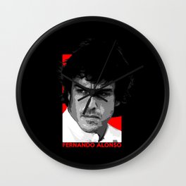 Formula One - Fernando Alonso Wall Clock