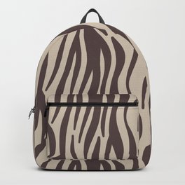 Abstract brown cream zebra animal print Backpack | Abstrac, Anstractdesign, Trendy, Abstractpattern, Ivory, Animalprint, Painting, Print, Modern, Cream 