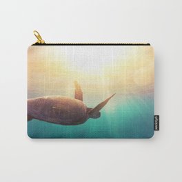 Sea Turtle - Underwater Nature Photography Carry-All Pouch