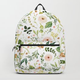 Botanical Spring Flowers Backpack