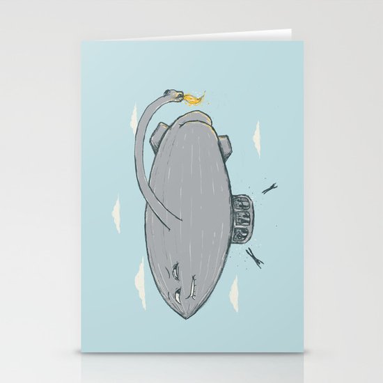 Moments before disaster Stationery Cards
