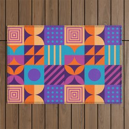 Modern abstract illustration background Outdoor Rug