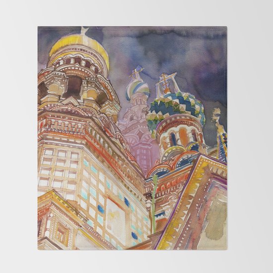 Saint Petersburg Throw Blanket