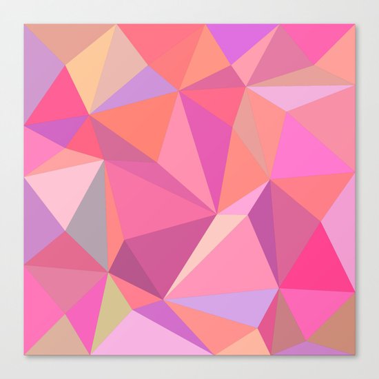 Triangle abstract Canvas Print