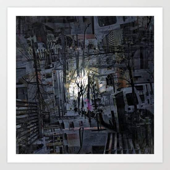 mostly indigo near denomination Art Print
