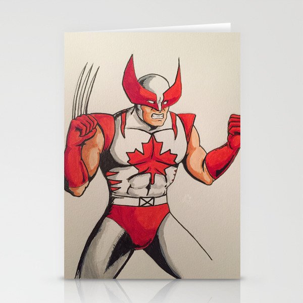 Canadian Super Hero Stationery Cards