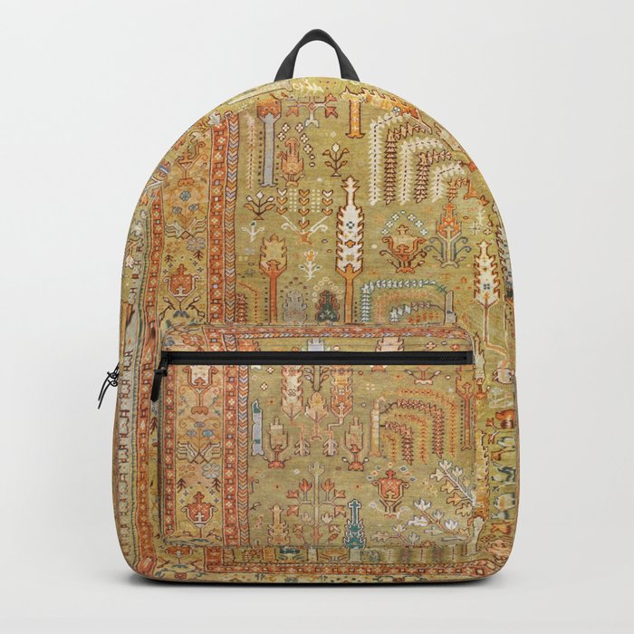 Large Antique Turkish Oushak Rug Print Backpack