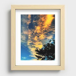 Van Gogh's Sky Recessed Framed Print