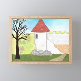Abandoned Castle Framed Mini Art Print