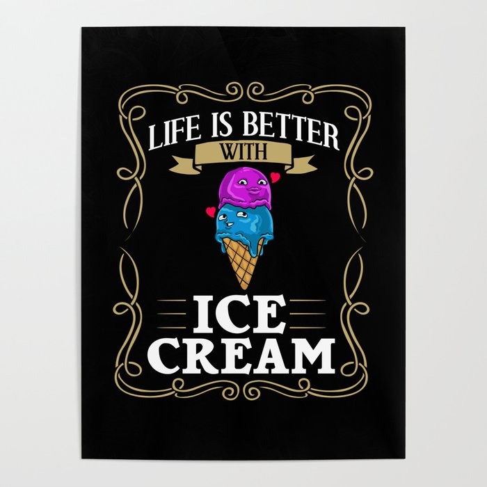 Ice Cream Roll Maker Truck Recipes Poster
