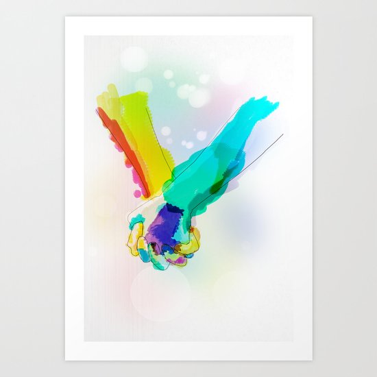 Forget the Words Art Print