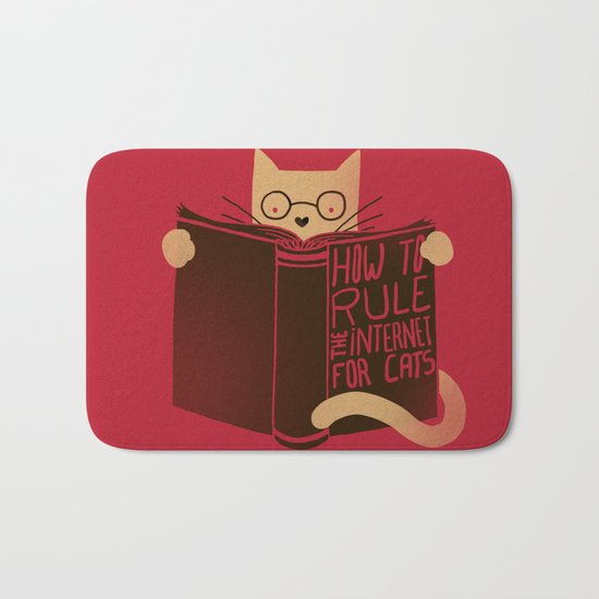 How to Rule the Internet (for cats) Bath Mat