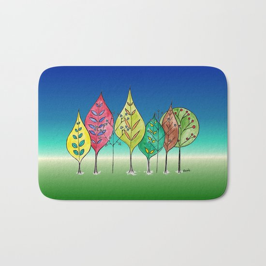 Trees Bath Mat