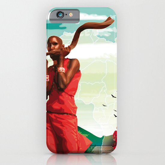 Poster Afryka! iPhone & iPod Case