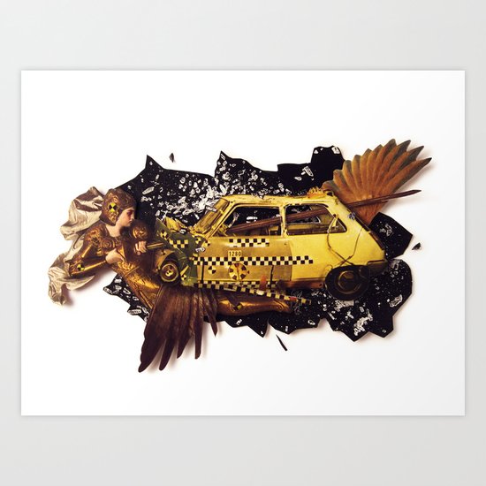 The Big Bang | Collage Art Print