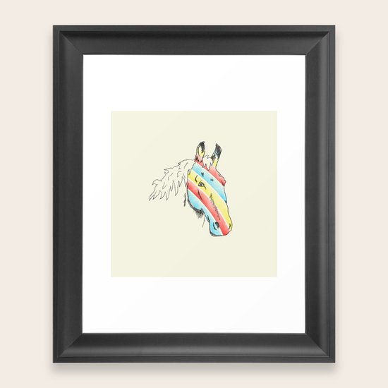 The Paint Framed Art Print