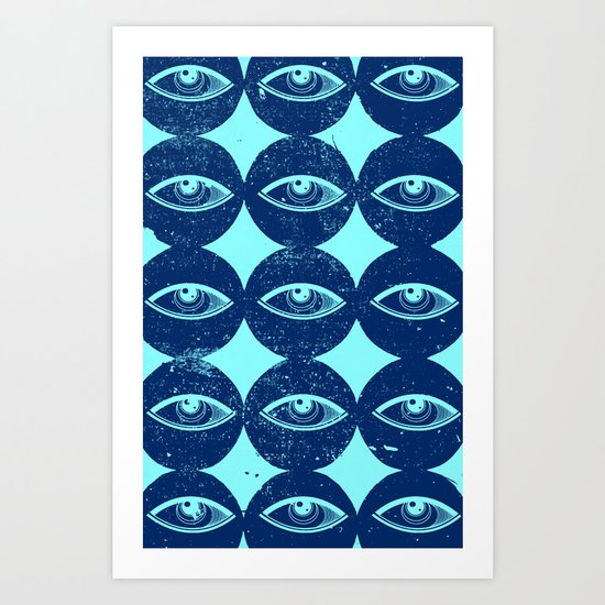 These Eyes Art Print