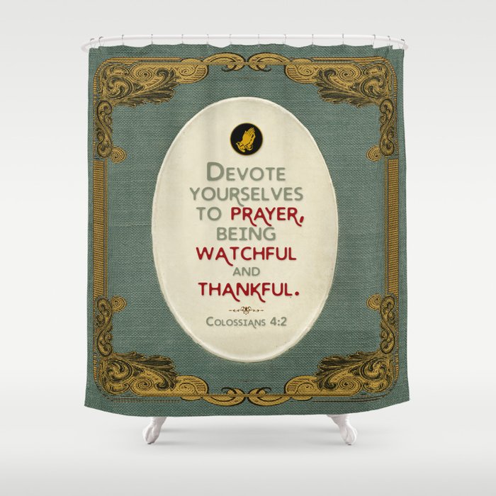 Prayer Shower Curtain By Petergross Society6