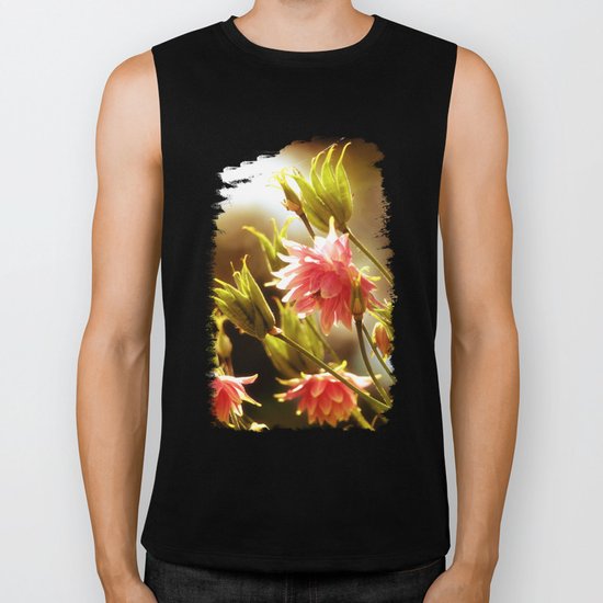 Wild beauty, flowers in the meadows Biker Tank