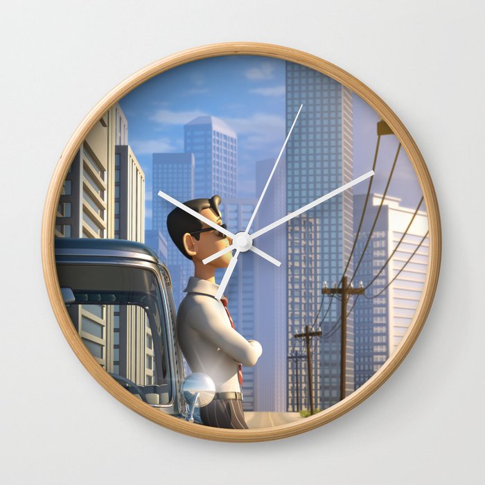 Luca S Day Off Wall Clock By Oasim Luca S Day Off Wall Clock By Oasim