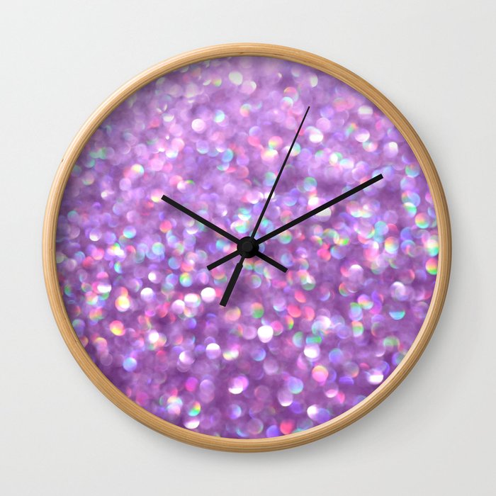 La La Lavender Wall Clock