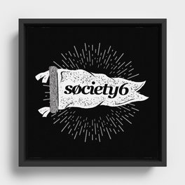 Society6 Banner Framed Canvas