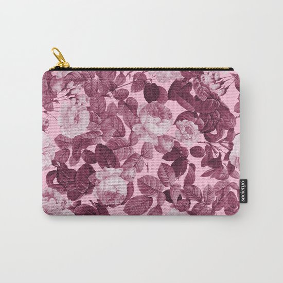Floral Pattern Carry-All Pouch