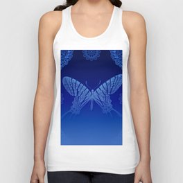Baby Baby Blue Butterfly Unisex Tank Top