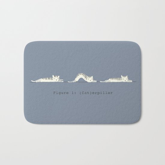 (Cat)erpillar Bath Mat