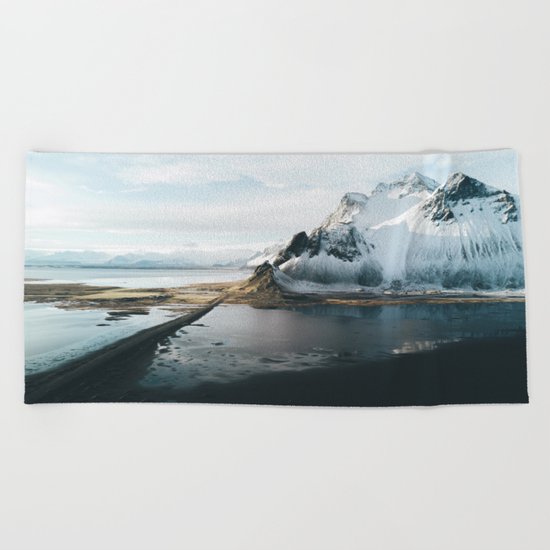 Iceland Adventures - Landscape Photography Beach Towel