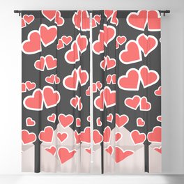 Sending All My Love To You Valentines Day Anniversary Gift  Blackout Curtain