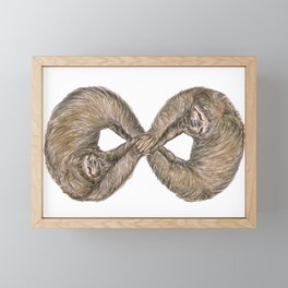 Infinity of Sloth Framed Mini Art Print