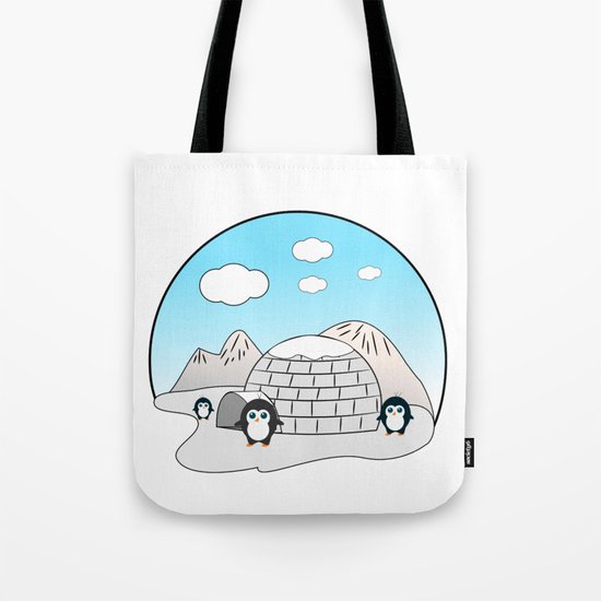 Cute penguins Tote Bag